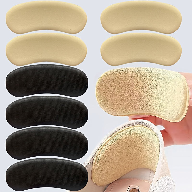 8 Piezas de Almohadillas Invisibles para Talón Autoadhesivas, Gruesas, Suaves, Transpirables, Antifricción, Antideslizantes, Adecuadas para Tacones Altos, Protector de Pies, Reductor de Talla de Zapatos, Forros de Talón Sin Costuras, Almohadillas Invisibl