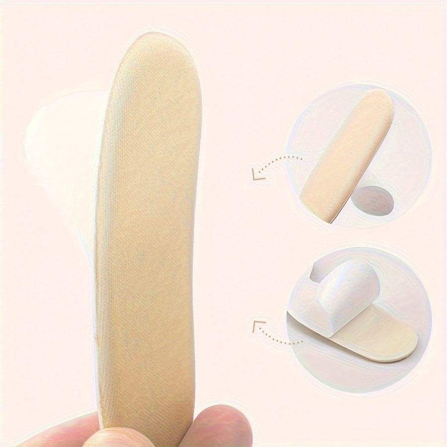 8 Piezas de Almohadillas Invisibles para Talón Autoadhesivas, Gruesas, Suaves, Transpirables, Antifricción, Antideslizantes, Adecuadas para Tacones Altos, Protector de Pies, Reductor de Talla de Zapatos, Forros de Talón Sin Costuras, Almohadillas Invisibl
