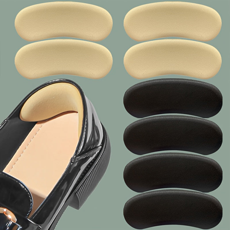 8 Piezas de Almohadillas Invisibles para Talón Autoadhesivas, Gruesas, Suaves, Transpirables, Antifricción, Antideslizantes, Adecuadas para Tacones Altos, Protector de Pies, Reductor de Talla de Zapatos, Forros de Talón Sin Costuras, Almohadillas Invisibl