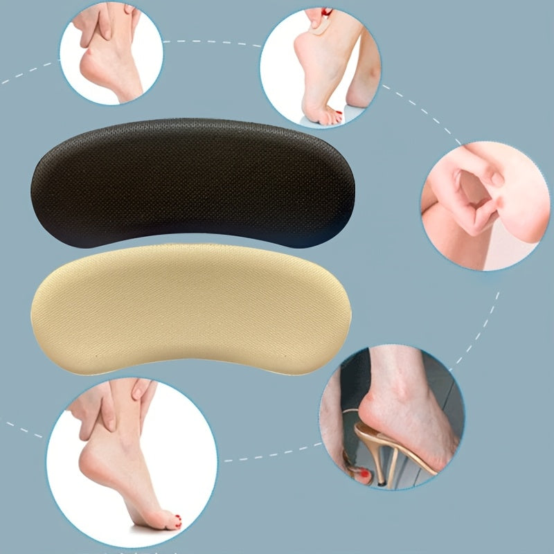 8 Piezas de Almohadillas Invisibles para Talón Autoadhesivas, Gruesas, Suaves, Transpirables, Antifricción, Antideslizantes, Adecuadas para Tacones Altos, Protector de Pies, Reductor de Talla de Zapatos, Forros de Talón Sin Costuras, Almohadillas Invisibl