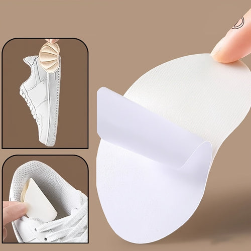 10 piezas de agarres para talón, almohadillas protectoras autoadhesivas antideslizantes - Plantillas gruesas, antideslizantes y amortiguadoras para mejorar la comodidad del calzado, prevenir ampollas y deslizamiento del talón. Adecuadas para zapatos casua